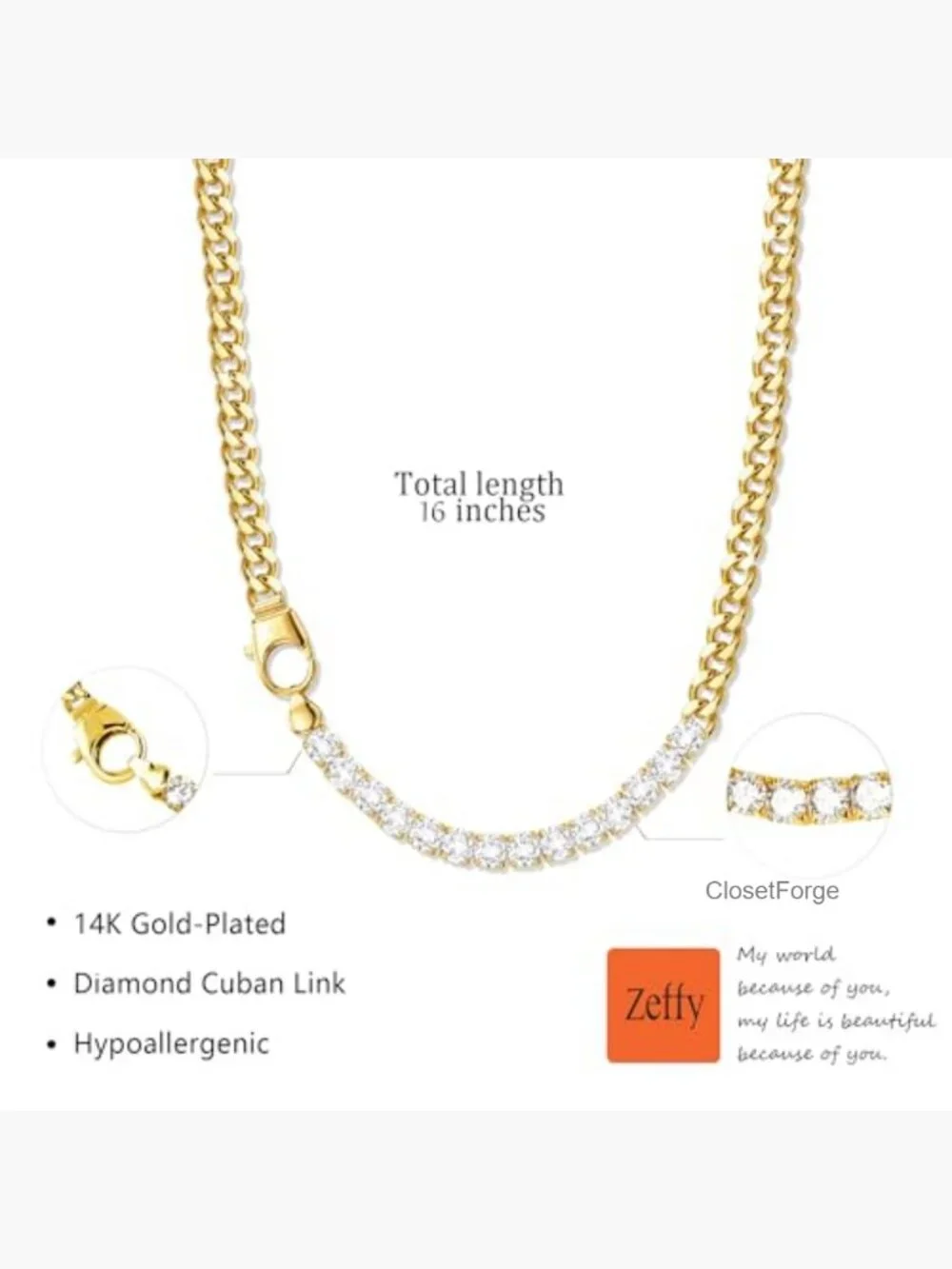 Chunky Thick Chain Toggle Clasp Pendant Necklace Baroque Pearl - Picture 6 of 7